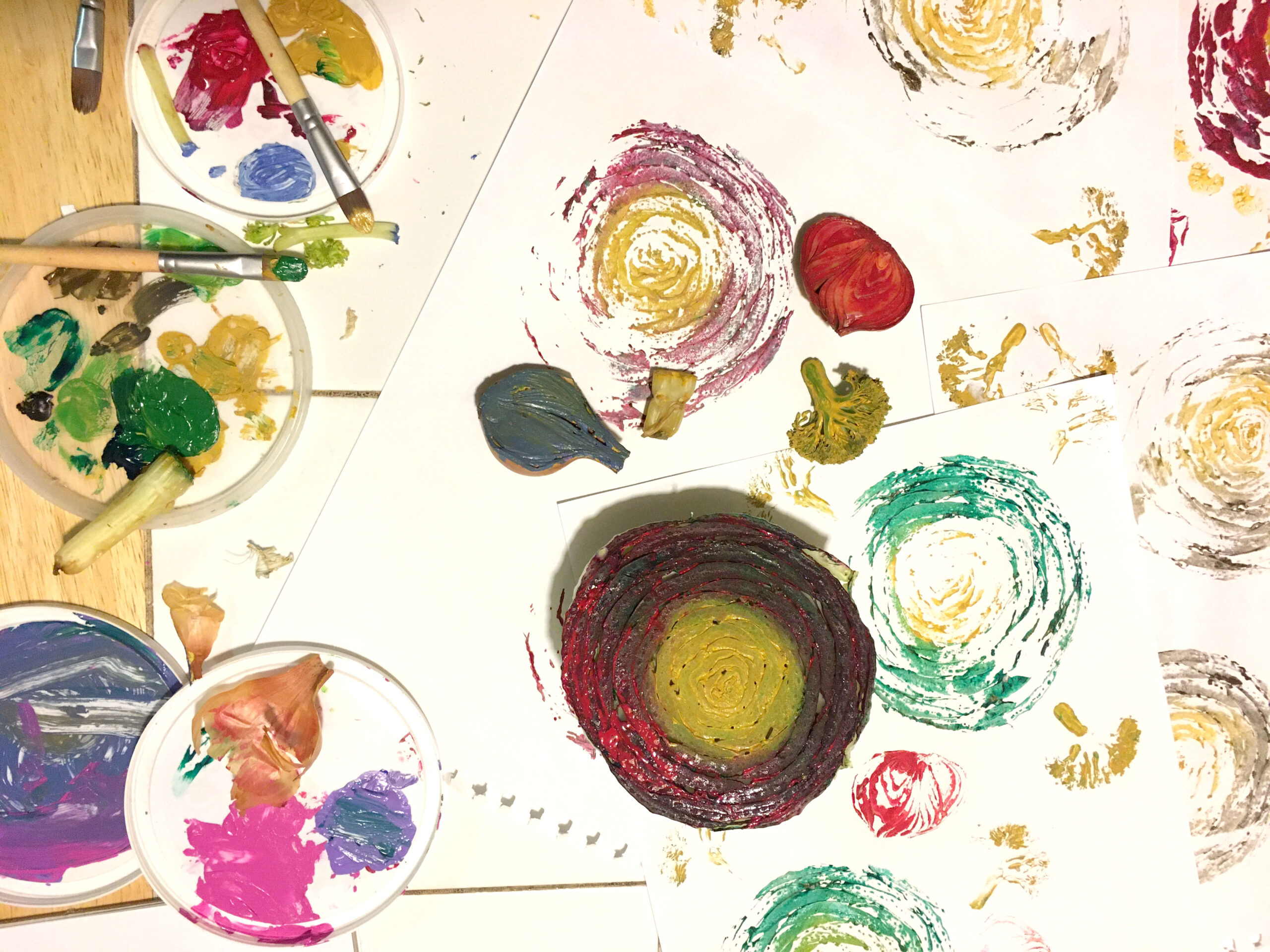 DIY Veggie Prints